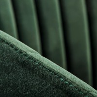 K426 Καρέκλα τραπεζαρίας σε σκούρο πράσινο 57x54x79 με ύψος καθίσματος 48cm