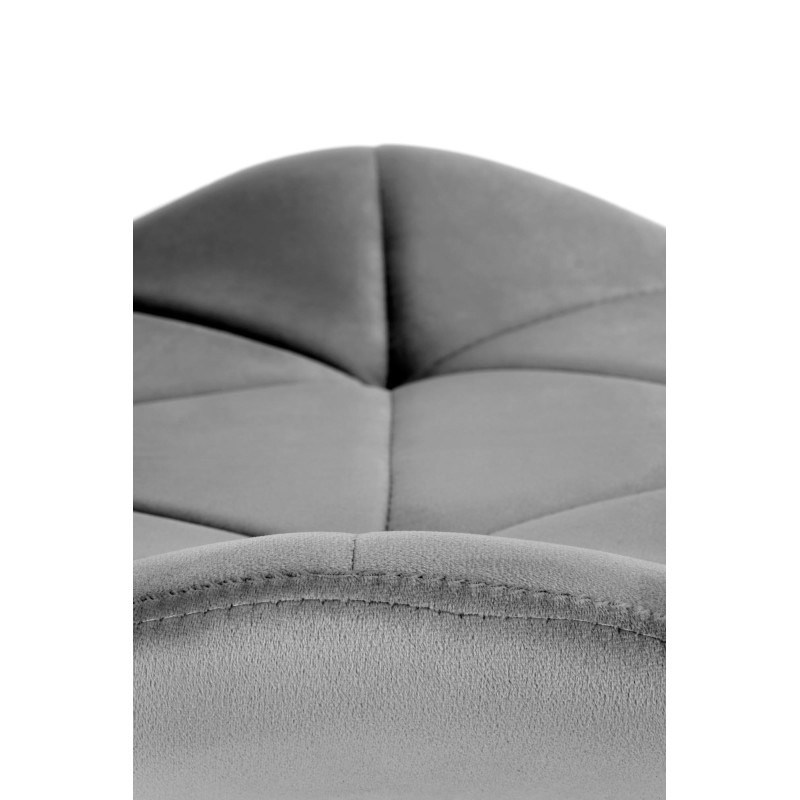 K453 Καρέκλα γκρι : 48x53x86cm με ύψος καθίσματος 50 cm