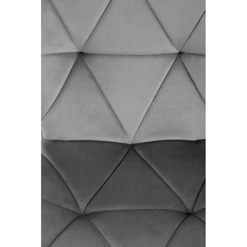 K453 Καρέκλα γκρι : 48x53x86cm με ύψος καθίσματος 50 cm