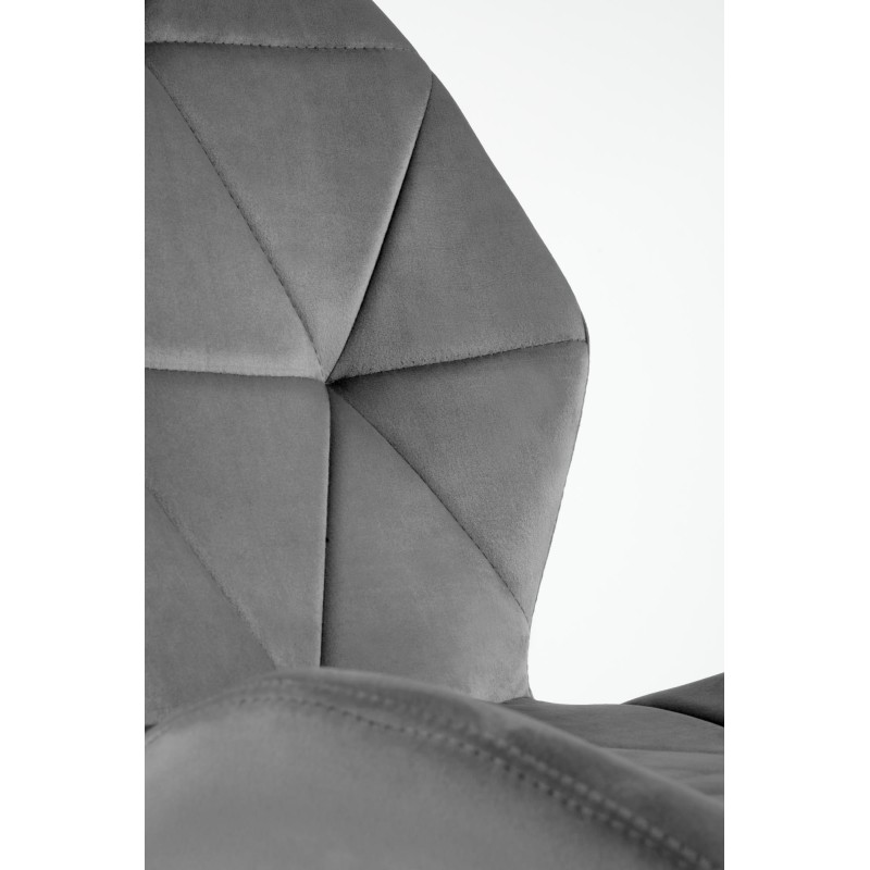 K453 Καρέκλα γκρι : 48x53x86cm με ύψος καθίσματος 50 cm