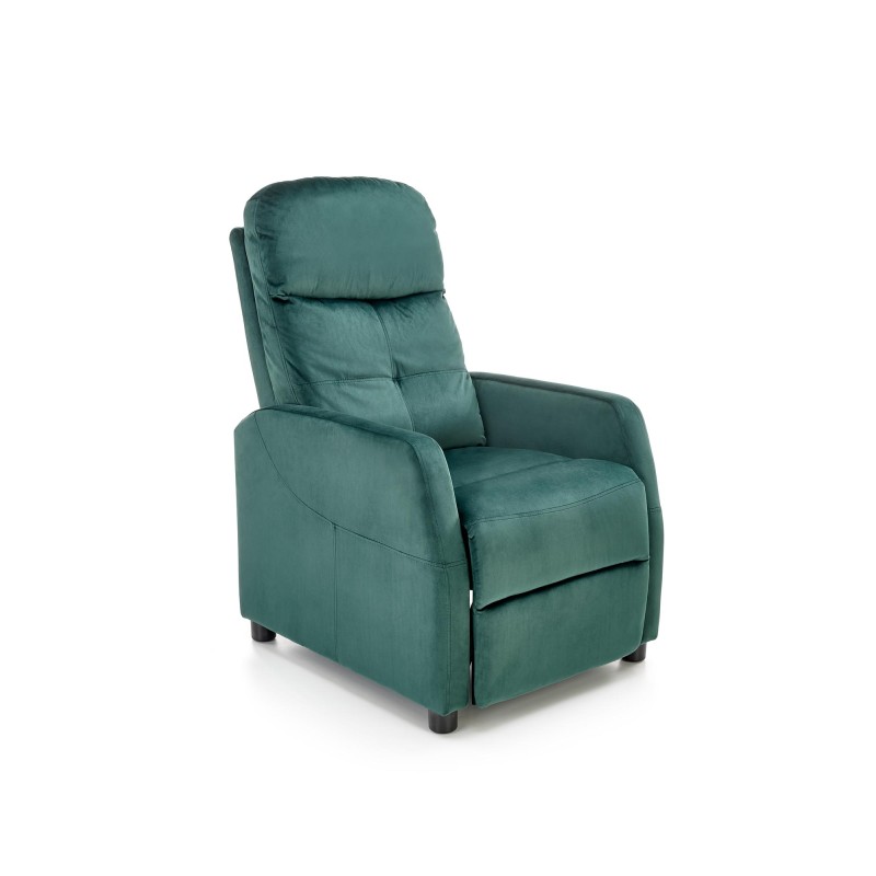 FELIPE 2 Πολυθρόνα relax σκούρο πράσινο 64/84-135/103-76/48 cm 2010001183556