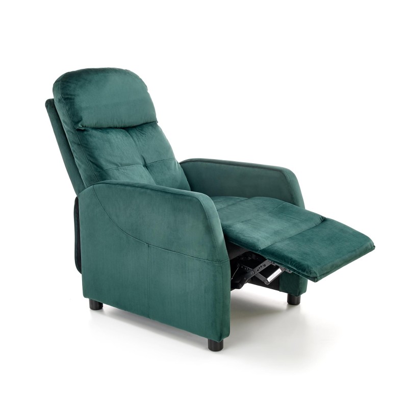 FELIPE 2 Πολυθρόνα relax σκούρο πράσινο 64/84-135/103-76/48 cm 2010001183556