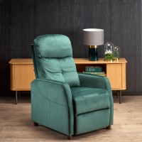 FELIPE 2 Πολυθρόνα relax σκούρο πράσινο 64/84-135/103-76/48 cm 2010001183556