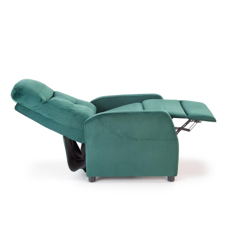 FELIPE 2 Πολυθρόνα relax σκούρο πράσινο 64/84-135/103-76/48 cm 2010001183556