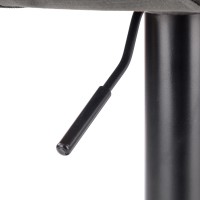 H102 σκαμπό μπαρ γκρι διαστάσεις: 78-100x53x48cm
