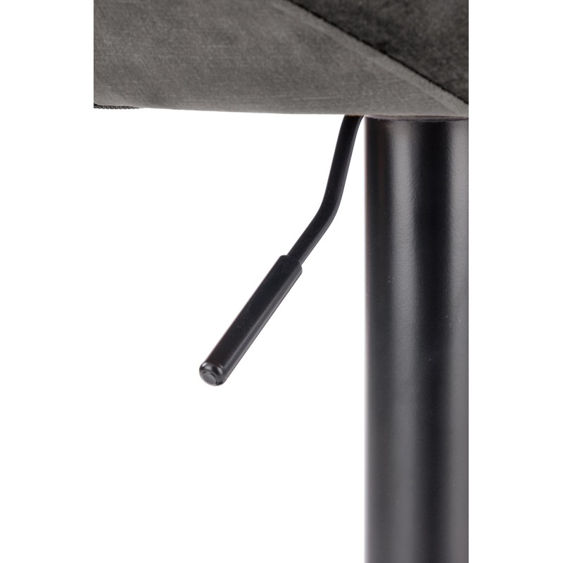 H102 σκαμπό μπαρ γκρι διαστάσεις: 78-100x53x48cm
