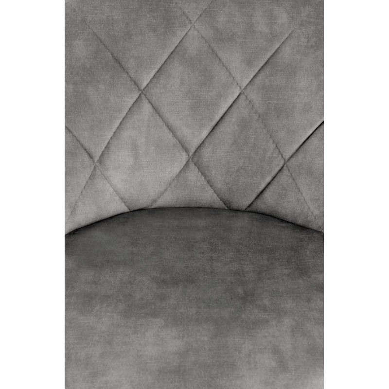 H101 Σκαμπό μπαρ γκρι 47x45x84cm