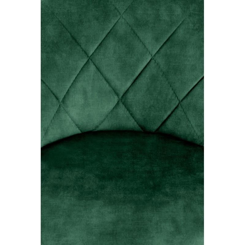 H101 Σκαμπό μπαρ σκούρο πράσινο 47x45x84cm