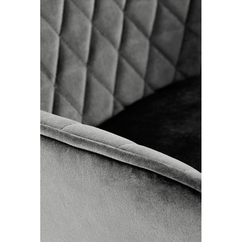 H103 Σκαμπό μπαρ γκρι 55x55x92cm