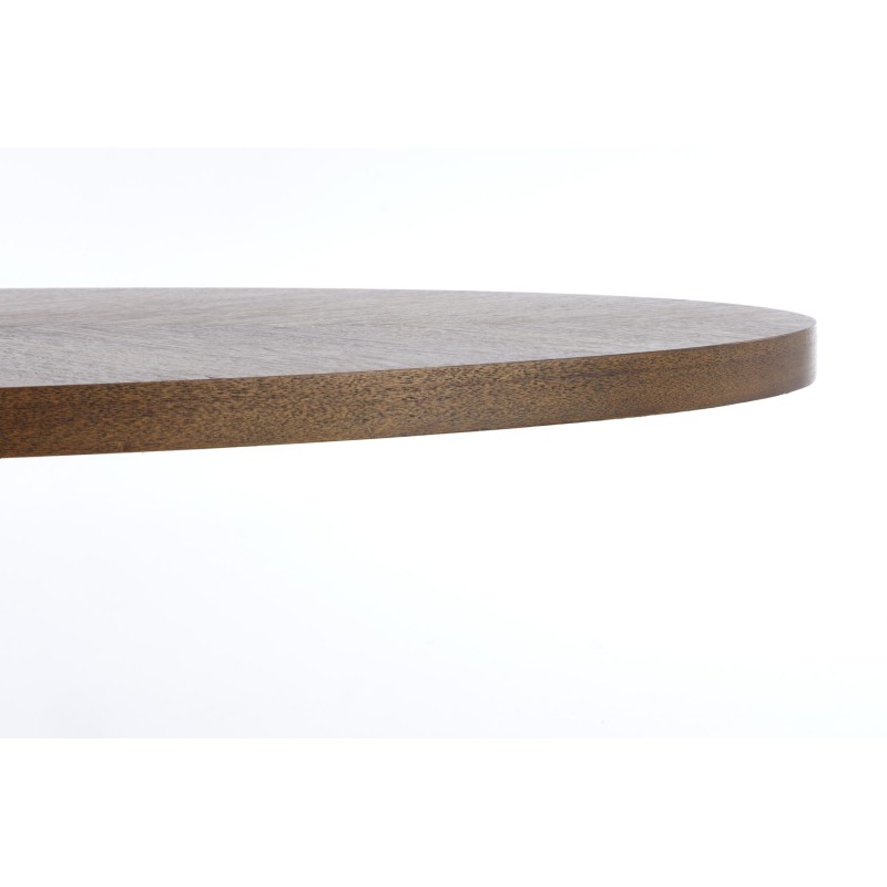 Τραπέζι τραπεζαρίας LOCARNO καρυδιά /μαύρο 170x90x75cm