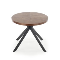 Τραπέζι τραπεζαρίας LOCARNO καρυδιά /μαύρο 170x90x75cm