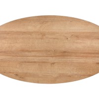 Τραπέζι σαλονιού CAROLINA χρυσή δρυς / μαύρο 120/60/41 cm