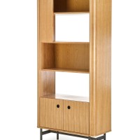 SMART REG-1 βιβλιοθήκη φυσική δρυς/μαύρο 97/37/196 cm 2010001187745