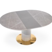 Τραπέζι MUSCAT επεκτεινόμενο γκρι 120-160/120/76 cm 2010001188247