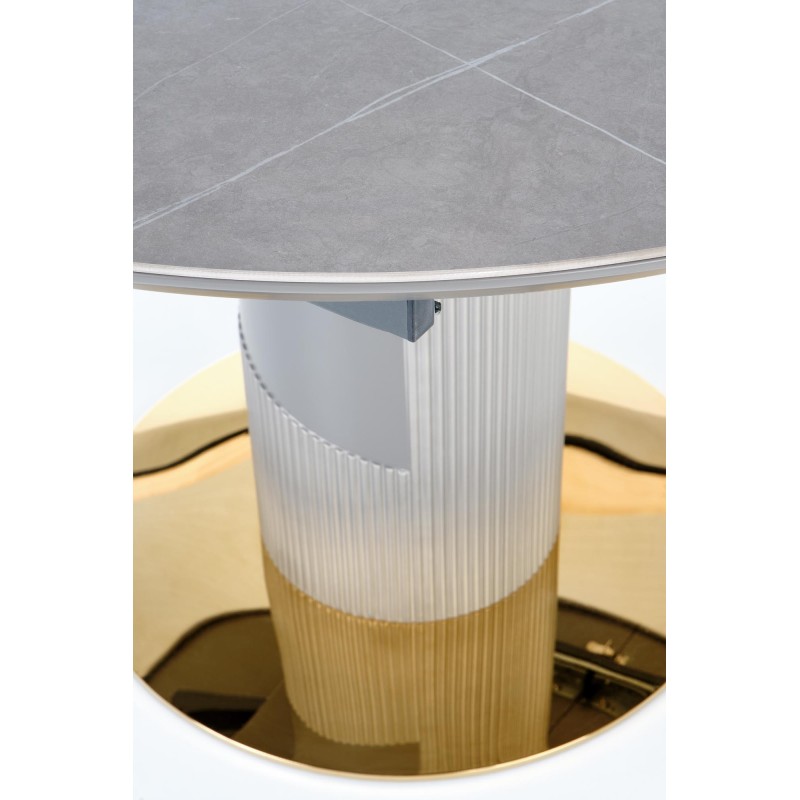 Τραπέζι MUSCAT επεκτεινόμενο γκρι 120-160/120/76 cm 2010001188247