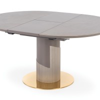 Τραπέζι MUSCAT επεκτεινόμενο γκρι 120-160/120/76 cm 2010001188247