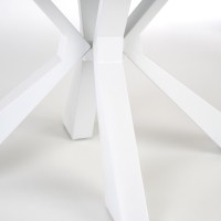 Τραπέζι Τραπεζαρίας με προέκταση VIVALDI λευκό μάρμαρο-λευκό 160-200/89/78 cm