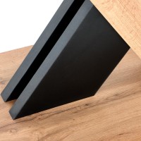 XARELTO τραπέζι votan δρυς/μαύρο 130-175/85/76 cm 2010001188360