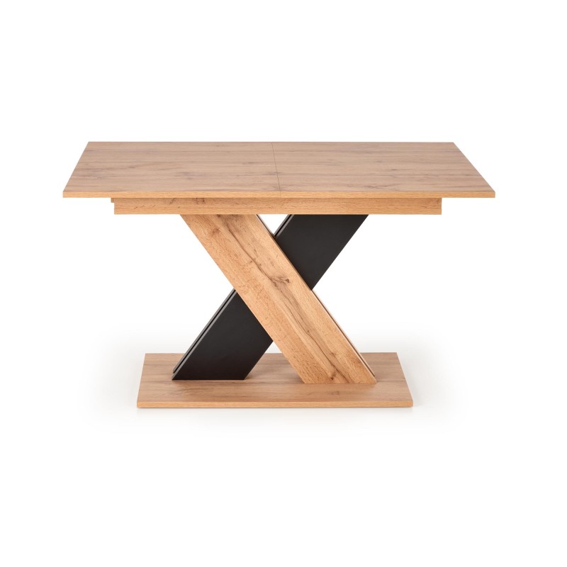 XARELTO τραπέζι votan δρυς/μαύρο 130-175/85/76 cm 2010001188360