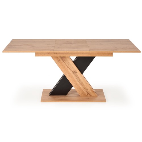 XARELTO τραπέζι votan δρυς/μαύρο 130-175/85/76 cm 2010001188360