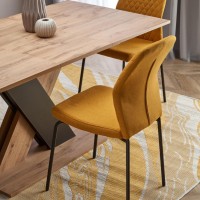 XARELTO τραπέζι votan δρυς/μαύρο 130-175/85/76 cm 2010001188360