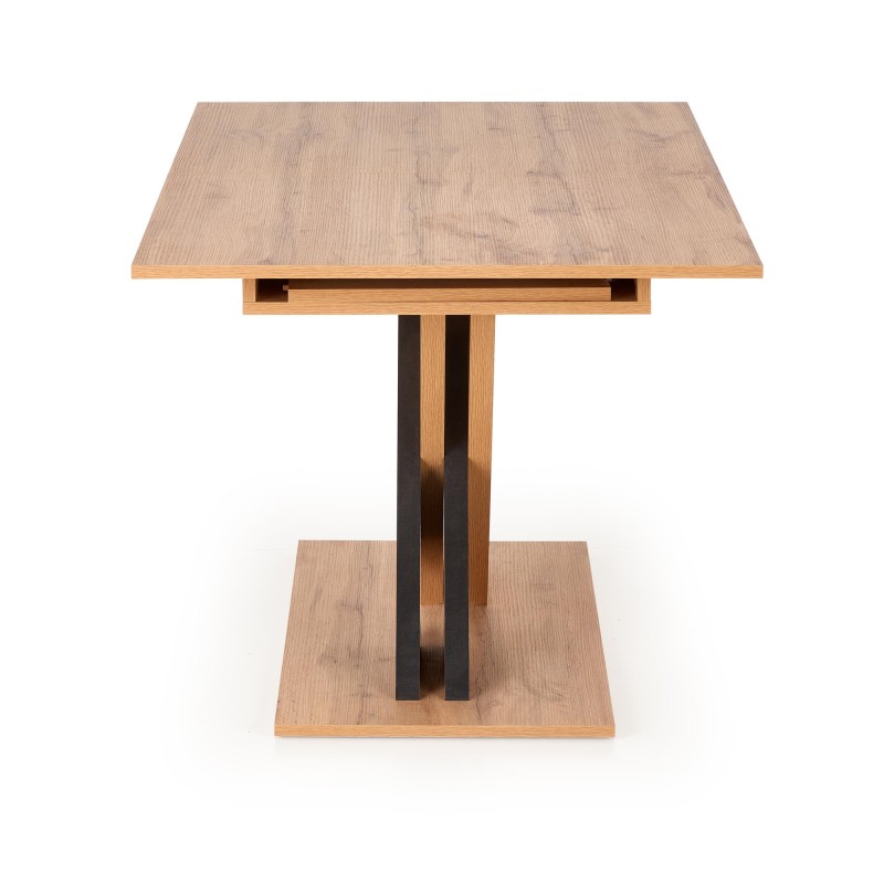XARELTO τραπέζι votan δρυς/μαύρο 130-175/85/76 cm 2010001188360