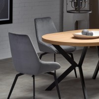 PERONI τραπέζι χρυσή δρυς/μαύρο 100-250/100/75 cm 2010001188377