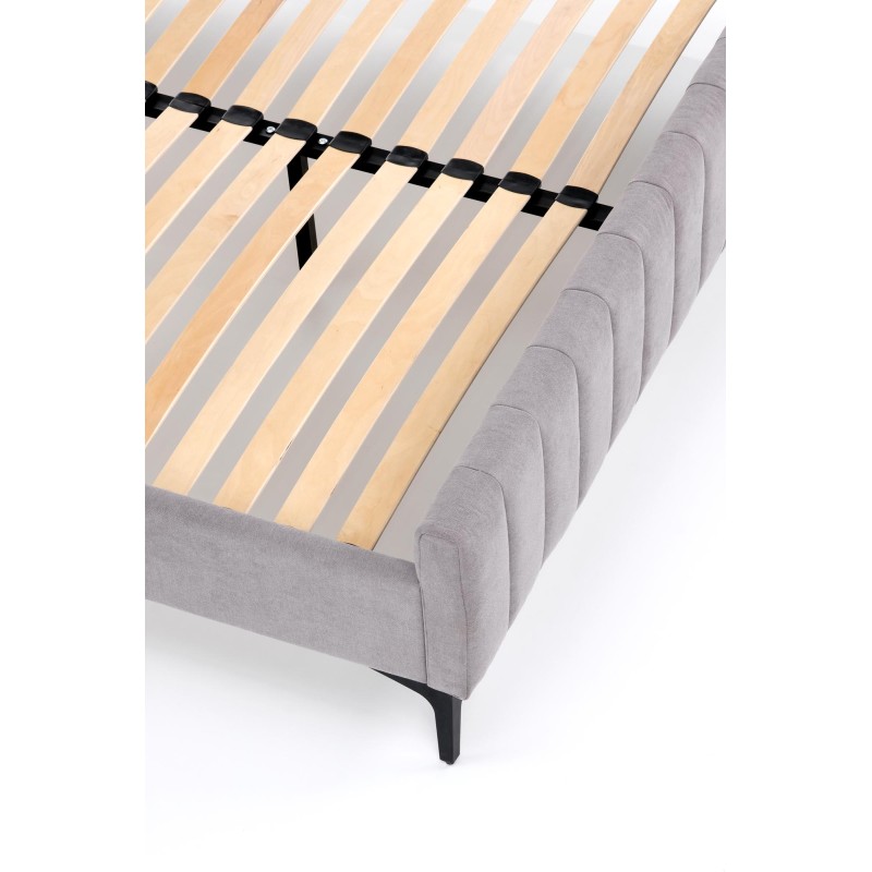 FRANCESCA 160 Κρεβάτι σε ανοιχτό γκρι 217x160x210cm (για στρώμα 160x200) 2010001189015