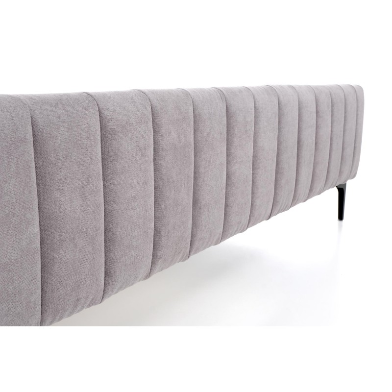 FRANCESCA 160 Κρεβάτι σε ανοιχτό γκρι 217x160x210cm (για στρώμα 160x200) 2010001189015