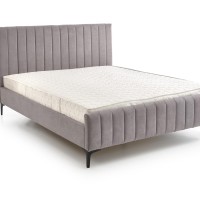 FRANCESCA 160 Κρεβάτι σε ανοιχτό γκρι 217x160x210cm (για στρώμα 160x200) 2010001189015