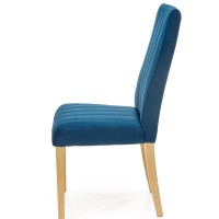 DIEGO 3 Καρέκλα βελούδο καπιτονέ ριγέ 47x59x99 με ύψος καθίσματος 47 cm