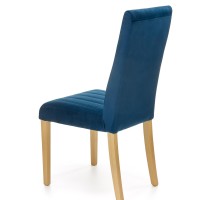 DIEGO 3 Καρέκλα βελούδο καπιτονέ ριγέ 47x59x99 με ύψος καθίσματος 47 cm
