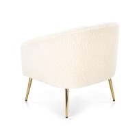 Πολυθρόνα GRIFON κρεμ / χρυσό 77/67/78/45 cm 2010001189343