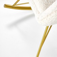 LIBERTO πολυθρόνα κουνιστή κρεμ / χρυσό 77/67/78/45 cm 2010001189404
