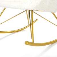 LIBERTO πολυθρόνα κουνιστή κρεμ / χρυσό 77/67/78/45 cm 2010001189404