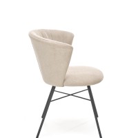 K459 καρέκλα μπεζ διαστάσεις: 60/59/79cm με ύψος καθίσματος 48 cm