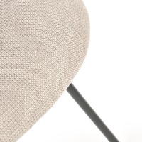 K459 καρέκλα μπεζ διαστάσεις: 60/59/79cm με ύψος καθίσματος 48 cm
