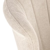 K459 καρέκλα μπεζ διαστάσεις: 60/59/79cm με ύψος καθίσματος 48 cm