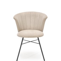 K459 καρέκλα μπεζ διαστάσεις: 60/59/79cm με ύψος καθίσματος 48 cm