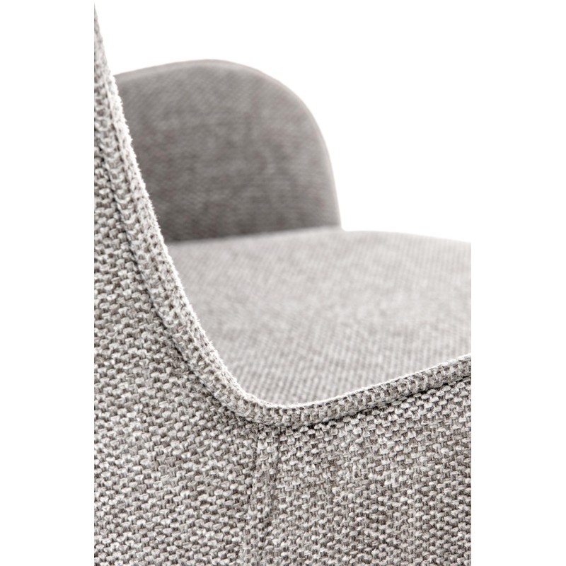 K481 Καρέκλα γκρι 54x60x83 με ύψος καθίσματος 48 cm