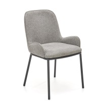 K481 Καρέκλα γκρι 54x60x83 με ύψος καθίσματος 48 cm