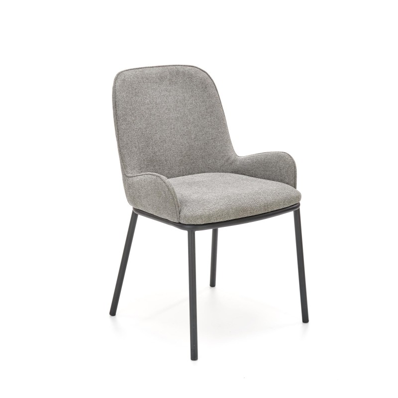 K481 Καρέκλα γκρι 54x60x83 με ύψος καθίσματος 48 cm