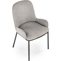 K481 Καρέκλα γκρι 54x60x83 με ύψος καθίσματος 48 cm