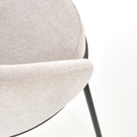 K482 Καρέκλα σε μπεζ απόχρωση διαστάσεις: 61/59/78 και ύψος καθίσματος 49 cm