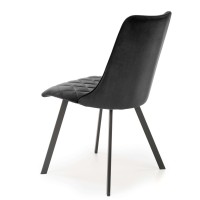 K450 Kαρέκλα μαύρο 44x58x85cm με ύψος καθίσματος 47 cm