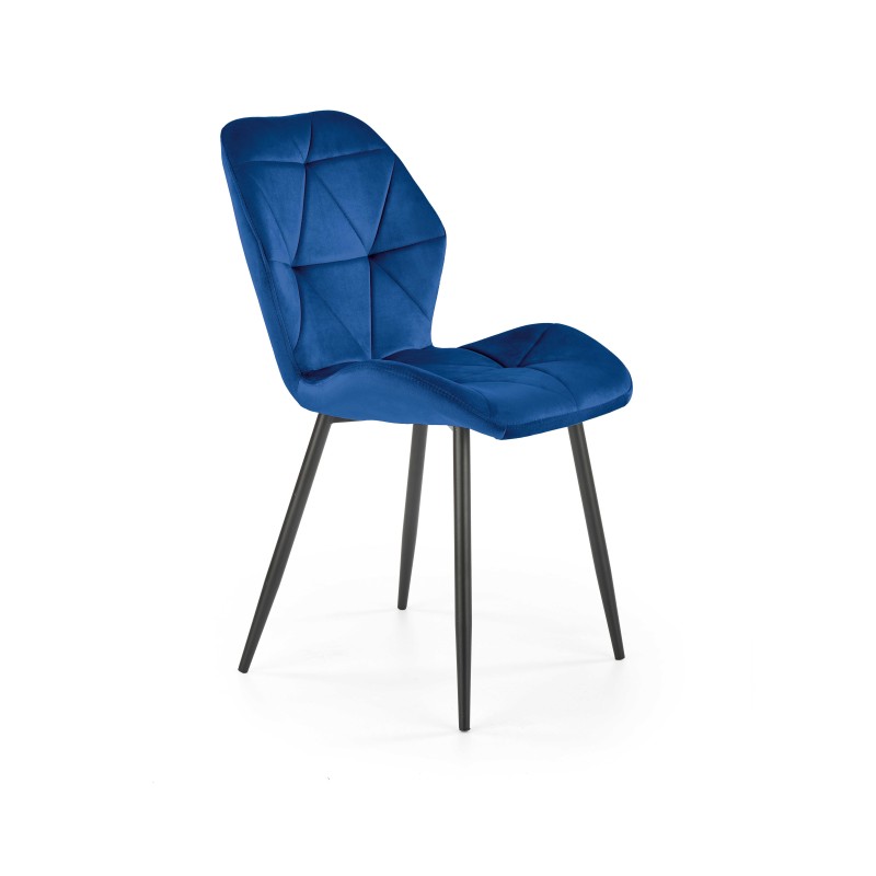 K453 Καρέκλα: σκούρο μπλε : 48x53x86cm με ύψος καθίσματος 50 cm