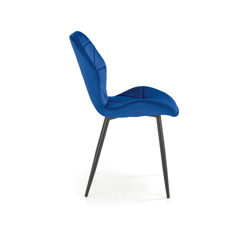 K453 Καρέκλα: σκούρο μπλε : 48x53x86cm με ύψος καθίσματος 50 cm