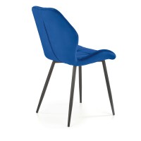 K453 Καρέκλα: σκούρο μπλε : 48x53x86cm με ύψος καθίσματος 50 cm