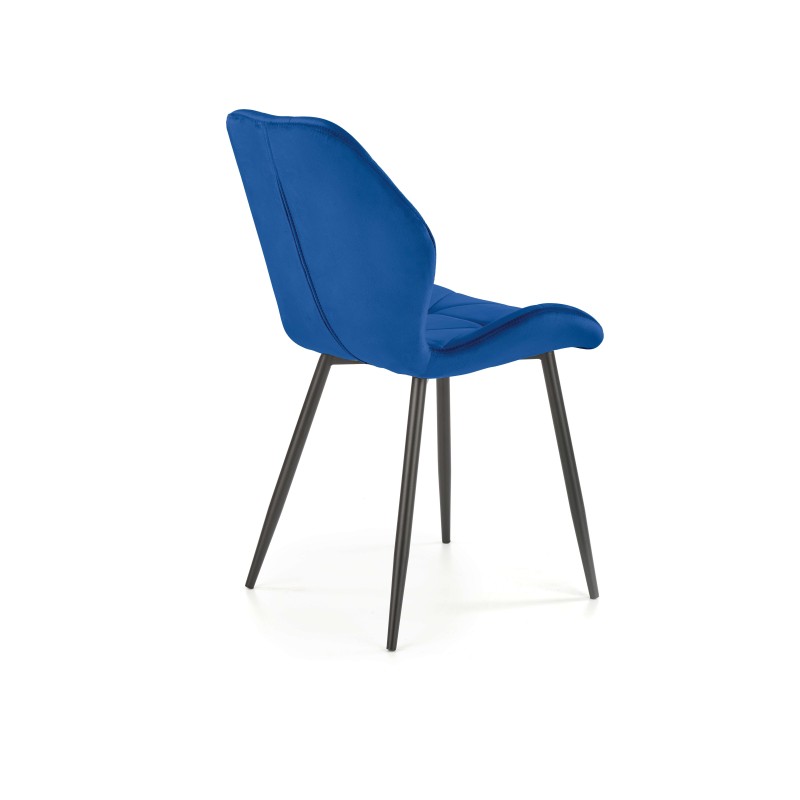 K453 Καρέκλα: σκούρο μπλε : 48x53x86cm με ύψος καθίσματος 50 cm