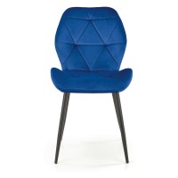 K453 Καρέκλα: σκούρο μπλε : 48x53x86cm με ύψος καθίσματος 50 cm